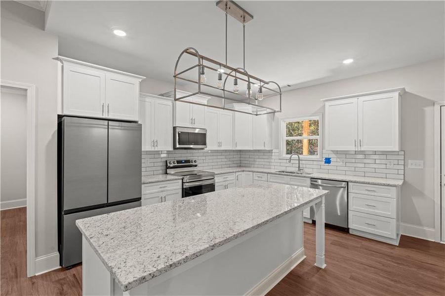 Furnished interior view inside a new home in , Bowdon (Image 9).