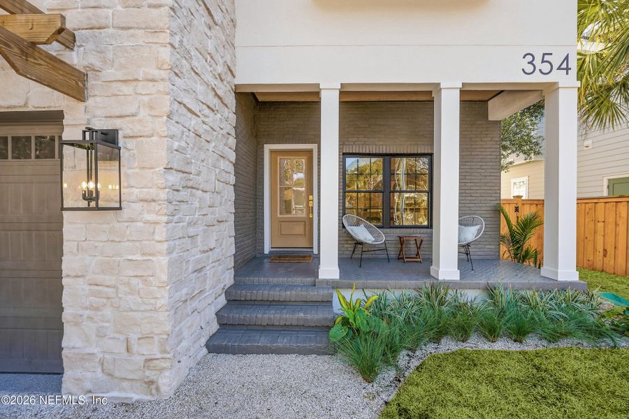 Exterior details and patio area of a home in , Atlantic Beach (Image 31).