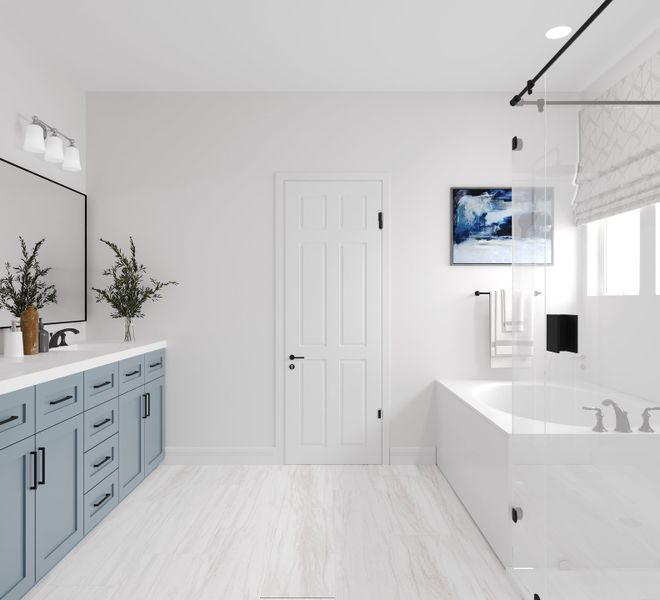 Representative furnished interior of a home built from the Parker by Beazer Homes in Whitewing Trails: Meadows 50', Princeton (Image 7). Representative furnished interior of a home built from the Parker by Beazer Homes in Whitewing Trails: Meadows 50', Princeton (Image 7).