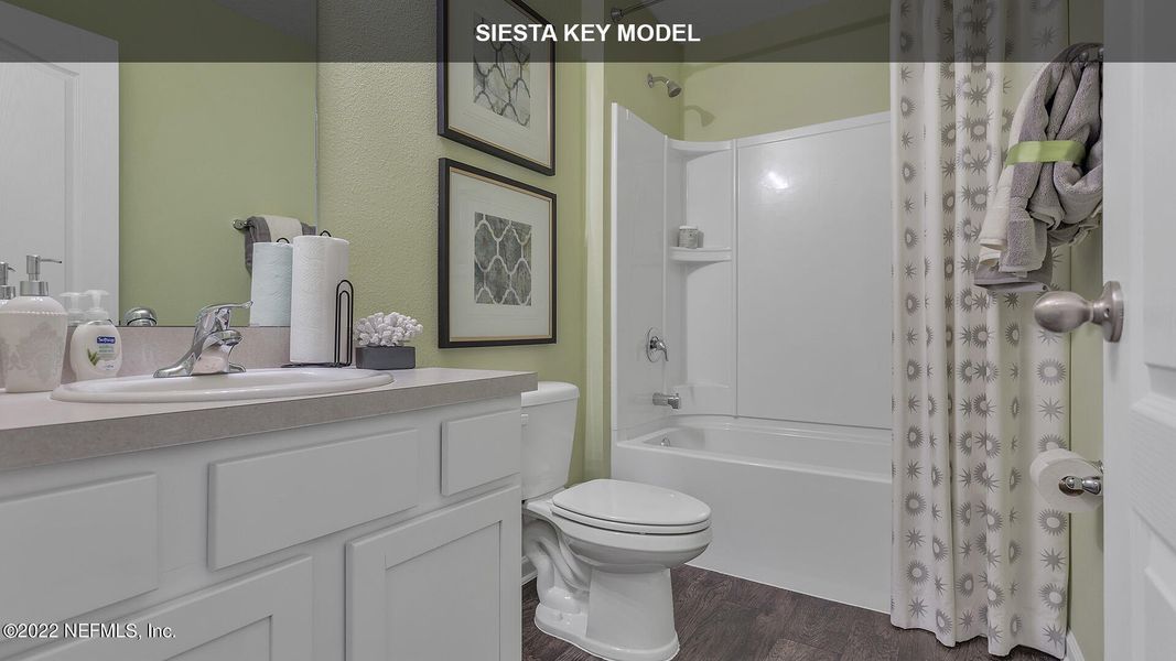 Furnished interior view inside a new home in Willow Springs, Green Cove Springs (Image 14).