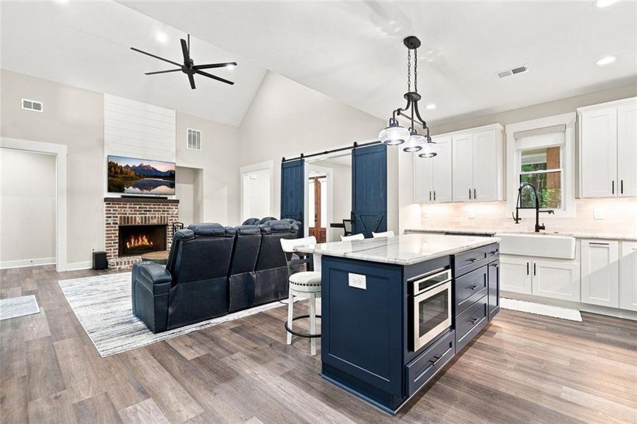 Furnished interior view inside a new home in , Canton (Image 43).
