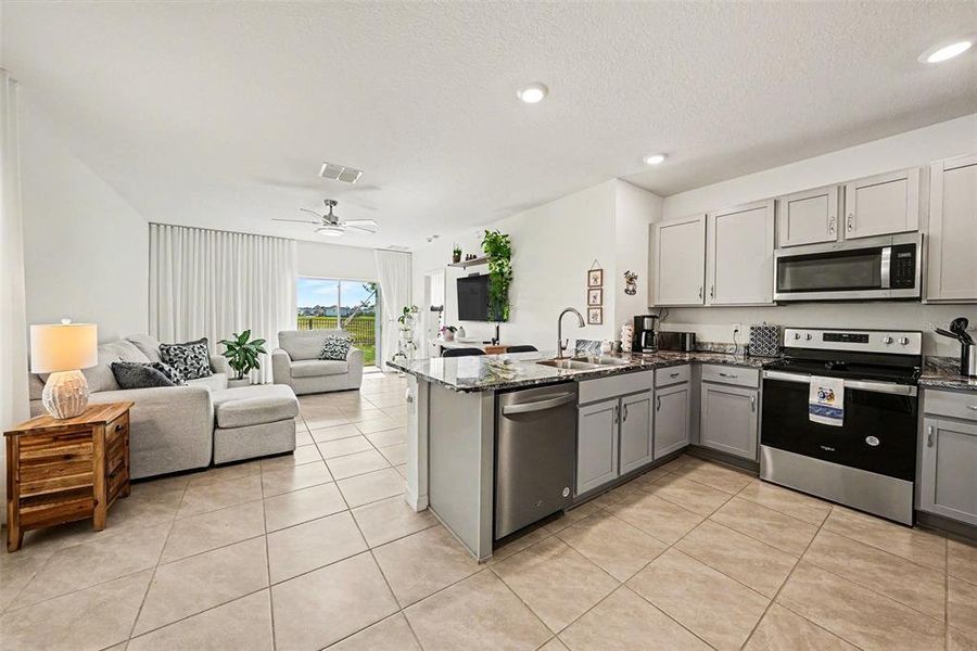 Furnished interior view inside a new home in , Wesley Chapel (Image 19).