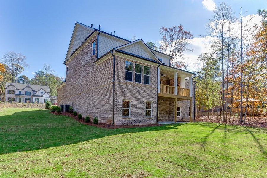 Exterior details and patio area of a home in , Bishop (Image 4).