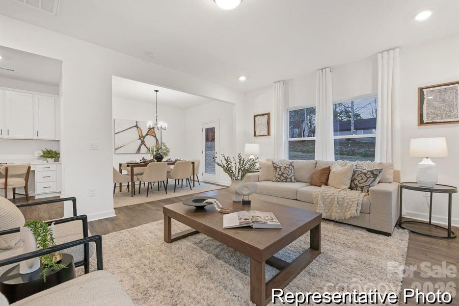 Furnished interior view inside a new home in Shay Crossing, Salisbury (Image 10).