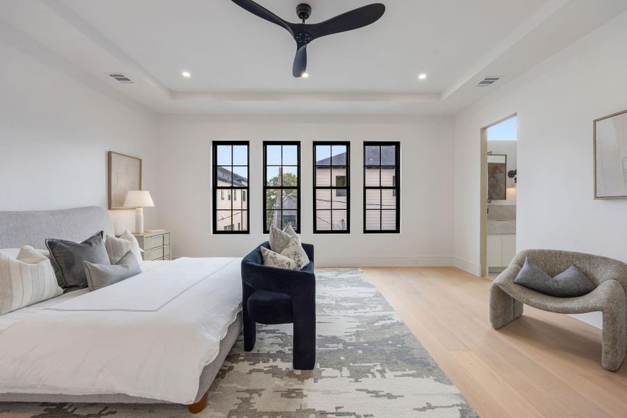 Furnished interior view inside a new home in , Houston (Image 13).