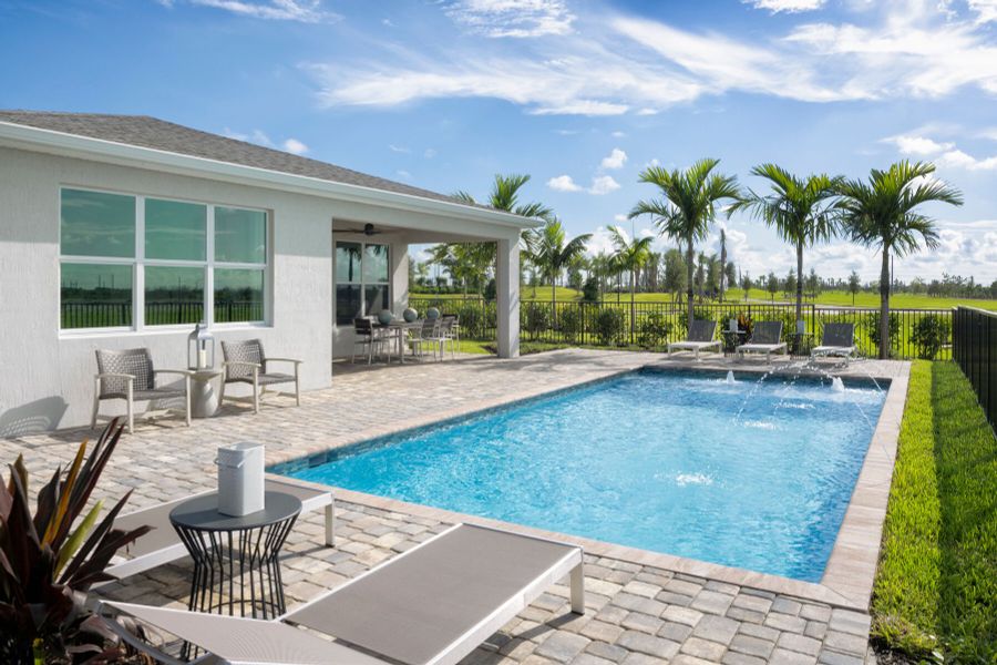 Representative exterior details of a home built from the Aspen by Mattamy Homes in Tradition, Port St. Lucie (Image 3).