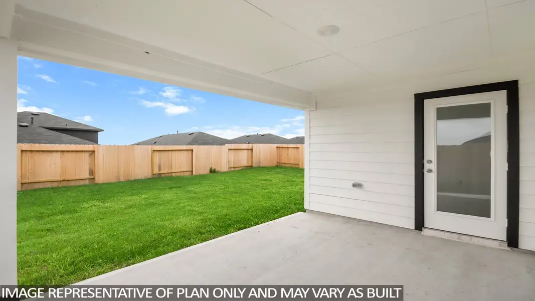 Exterior details and patio area of a home in Mill Creek, Magnolia (Image 3).