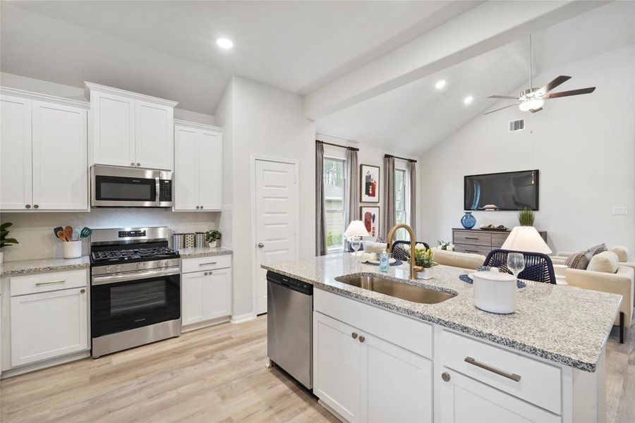 Furnished interior view inside a new home in Liberty Estates, Cleveland (Image 6).
