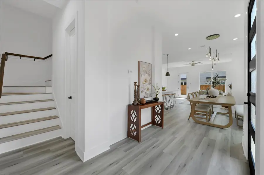 Furnished interior view inside a new home in , Houston (Image 3). Furnished interior view inside a new home in , Houston (Image 3).