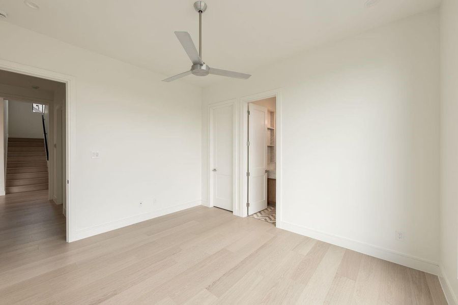 One of the home's most thoughtful features is found in its layout. Every bedroom enjoys direct access to its own bathroom, creating a level of convenience and separation that makes everyday living feel effortless.