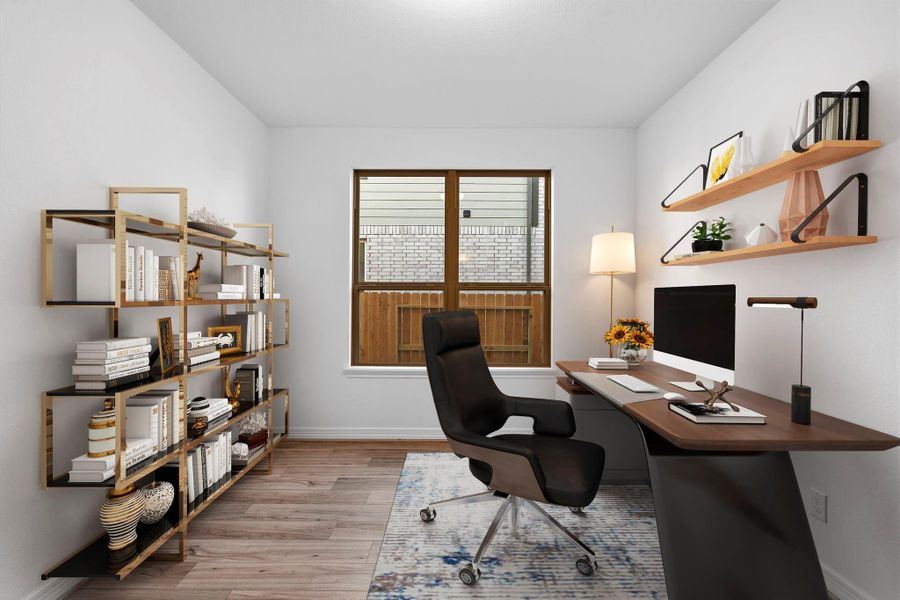 Furnished interior view inside a new home in Brookewater, Rosenberg (Image 11).