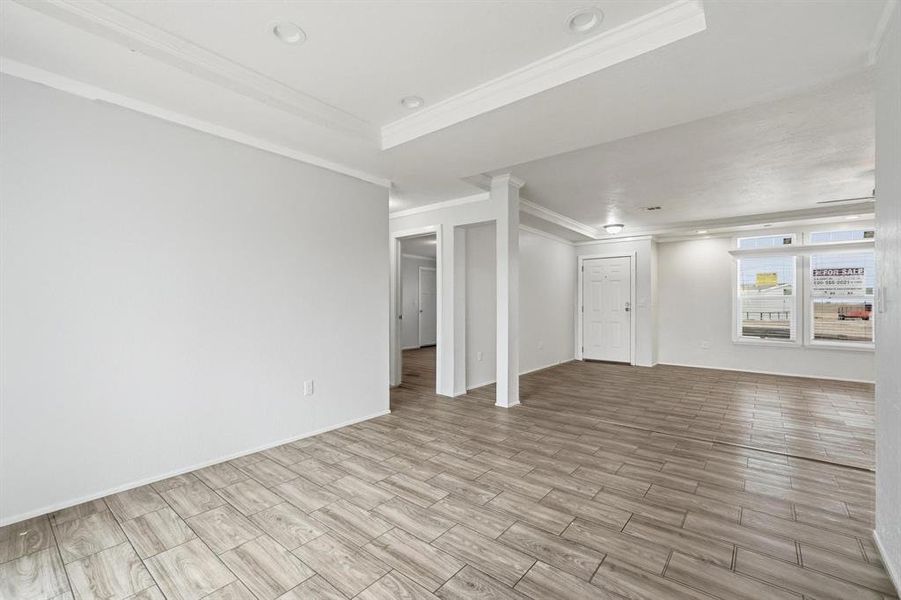 Spacious, unfurnished interior of a new home in , Hawley (Image 24).