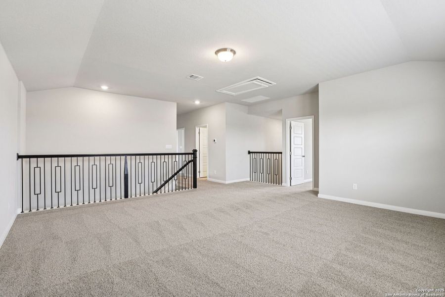 Spacious, unfurnished interior of a new home in Legendary Trails - Classic Series, Cibolo (Image 48). Spacious, unfurnished interior of a new home in Legendary Trails - Classic Series, Cibolo (Image 48).