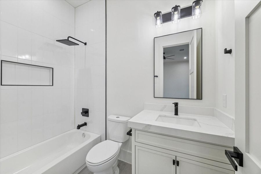 Furnished interior view inside a new home in , Houston (Image 34).