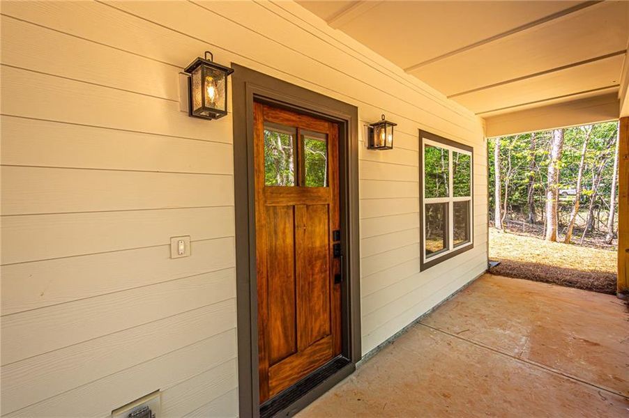 Exterior details and patio area of a home in , Dawsonville (Image 24).