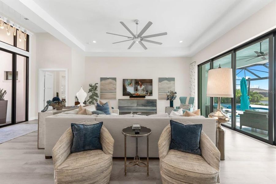 Furnished interior view inside a new home in , Port Charlotte (Image 46).