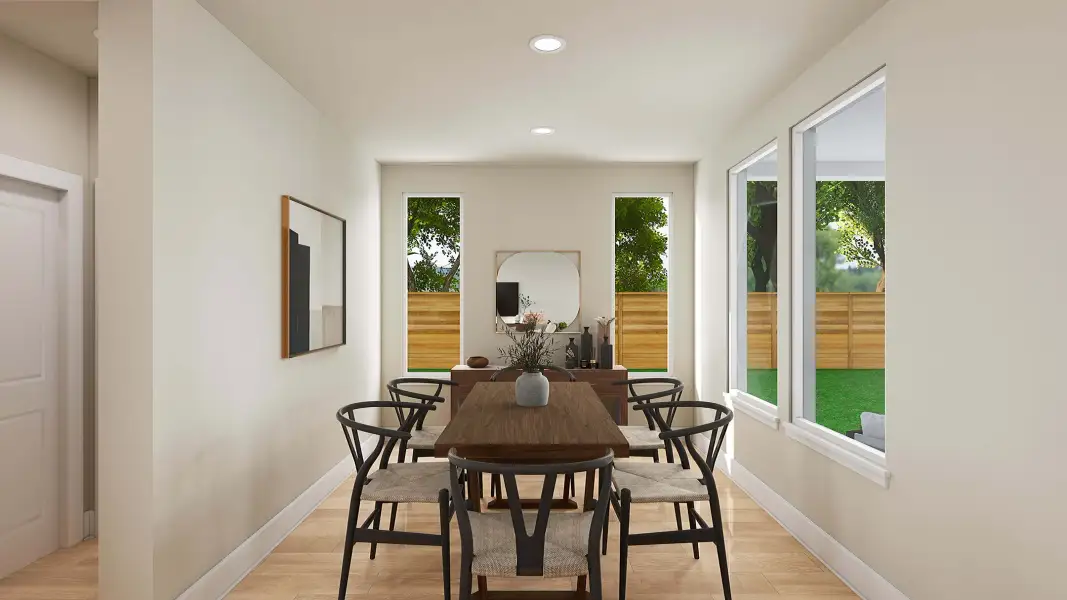 Representative furnished interior of a home built from the Lily by Tri Pointe Homes in The Retreat at Harvest, Argyle (Image 4).