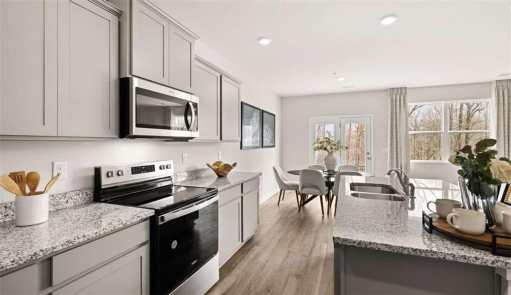 Furnished interior view inside a new home in Echo Glen, Stockbridge (Image 43). Furnished interior view inside a new home in Echo Glen, Stockbridge (Image 43).