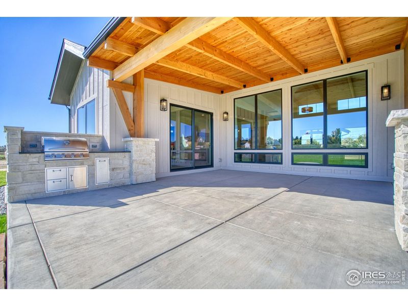 Exterior details and patio area of a home in , Greeley (Image 29).