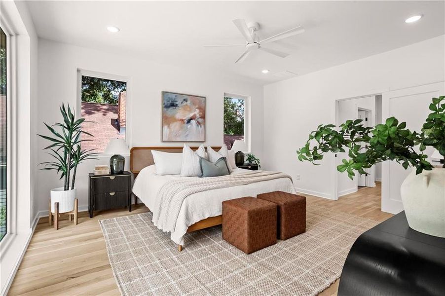 Furnished interior view inside a new home in , Atlanta (Image 14).