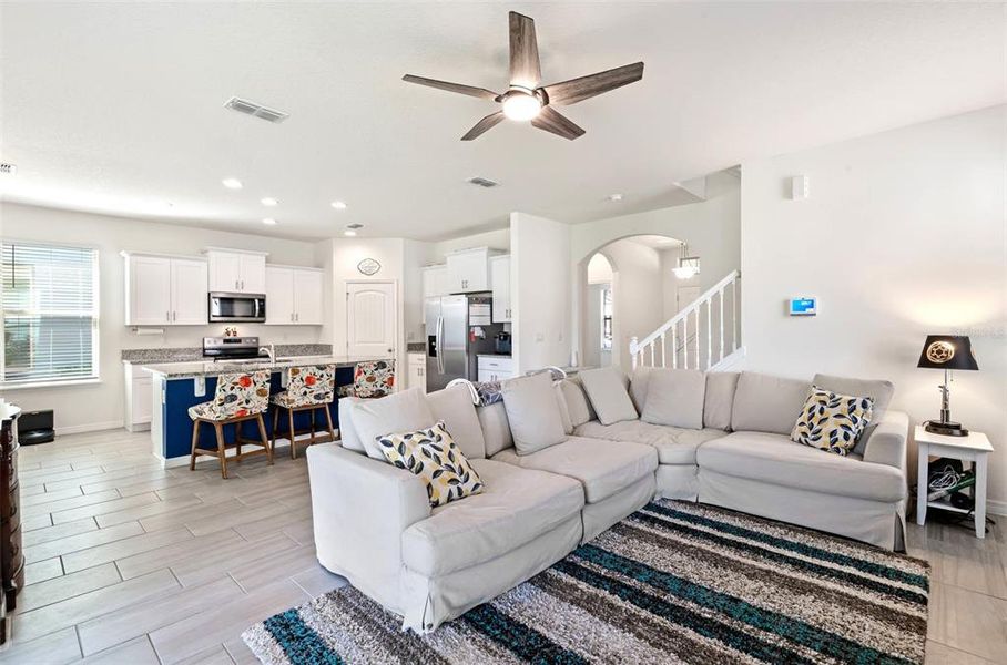 Furnished interior view inside a new home in Waterleigh, Winter Garden (Image 14).