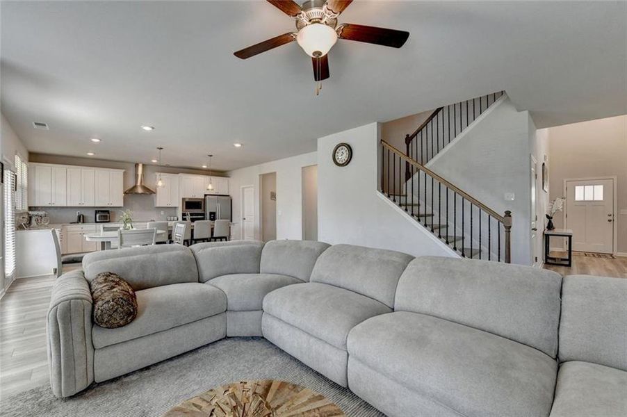 Furnished interior view inside a new home in Adagio, Dacula (Image 30).