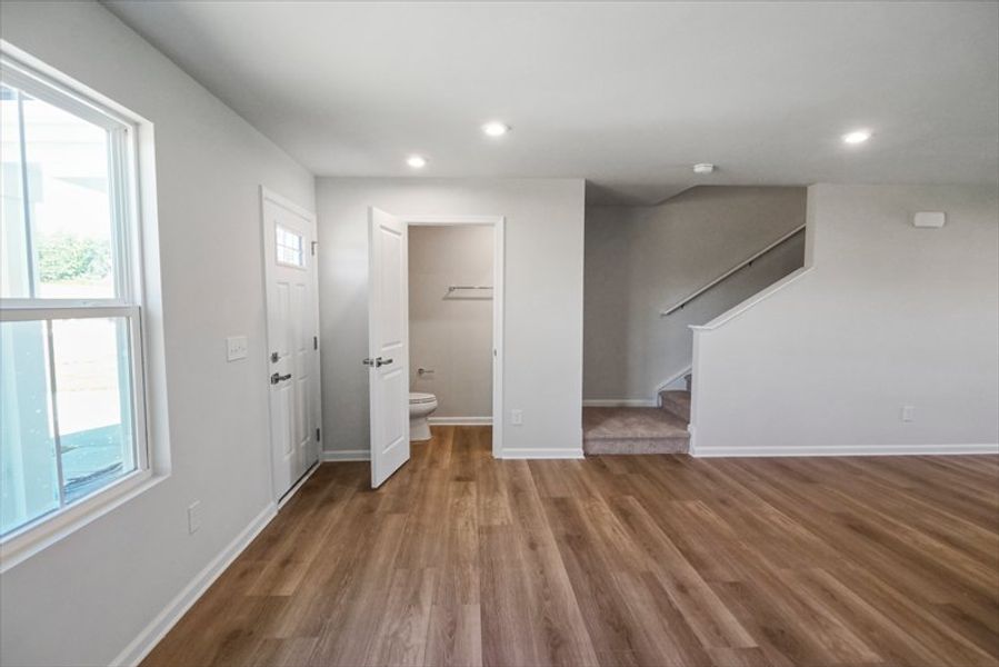 Spacious, unfurnished interior of a new home in Bronson Ridge, Greenwood (Image 8). Spacious, unfurnished interior of a new home in Bronson Ridge, Greenwood (Image 8).