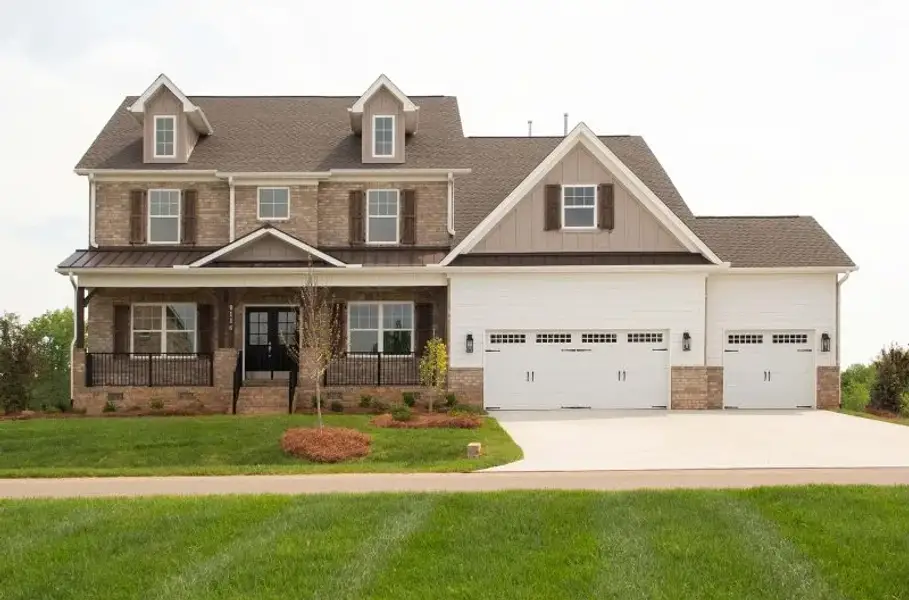 Representative exterior photo of a completed home built from the Lancaster by Keystone Homes NC in Blacksmith, Stokesdale, NC (Image 28).