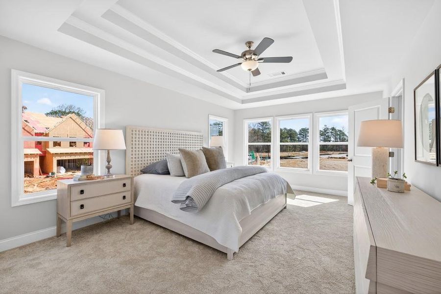 Furnished interior view inside a new home in , Suwanee (Image 25).
