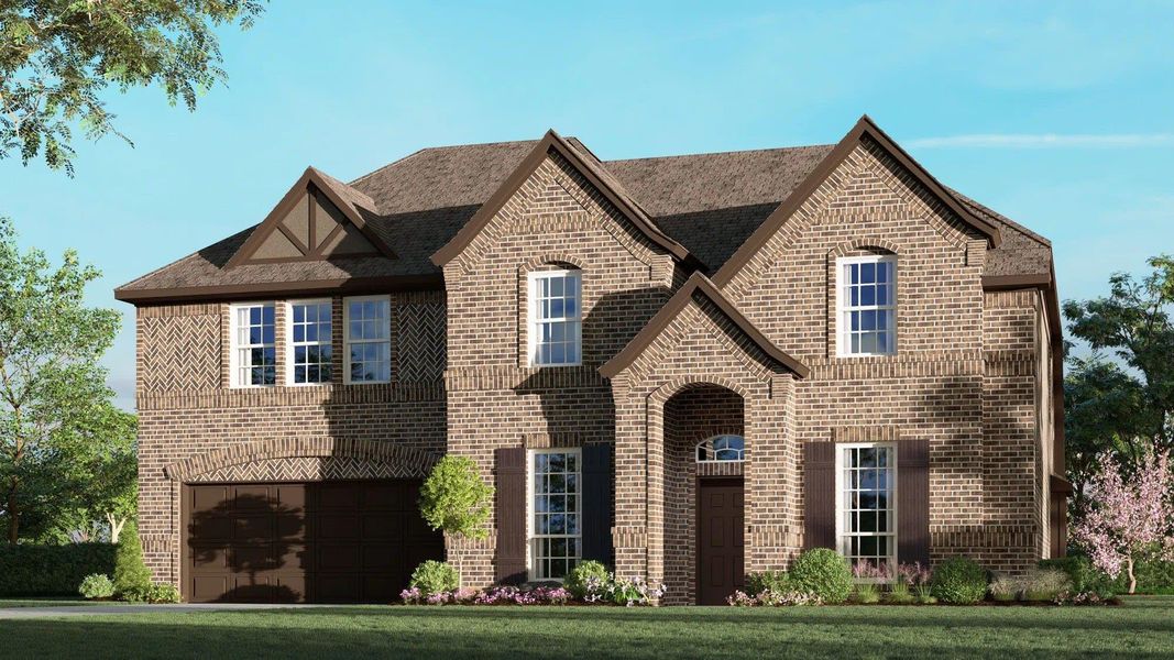 Elevation A | Concept 3135 at Villages of Walnut Grove in Midlothian, TX by Landsea Homes