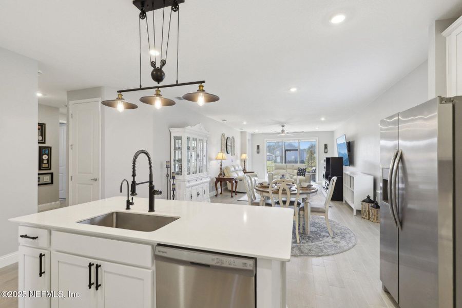 Furnished interior view inside a new home in Shearwater, St. Augustine (Image 9).
