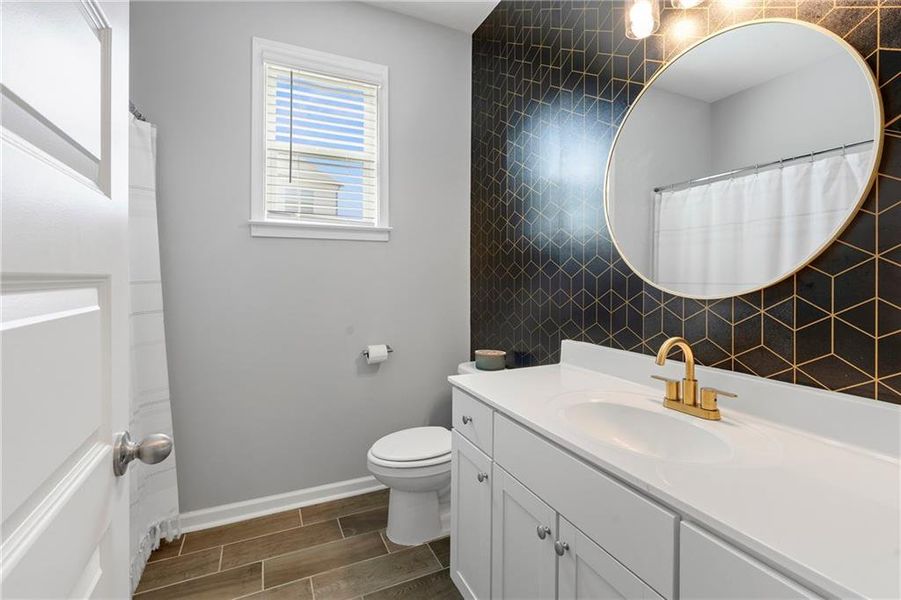 Furnished interior view inside a new home in Water Oak Estates, Lawrenceville (Image 9).
