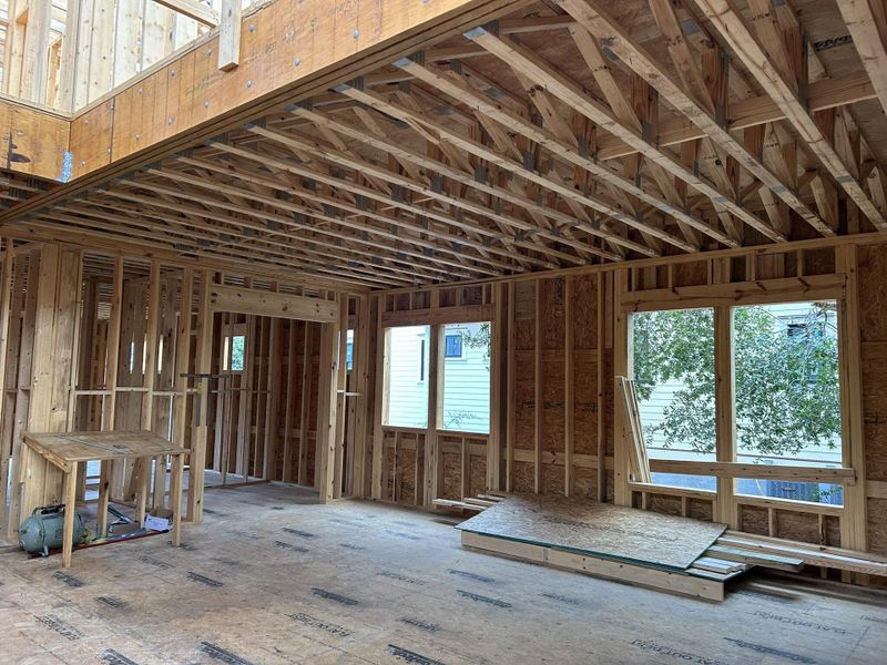 In-progress construction of a new home in , Isle Of Palms, SC (Image 22).