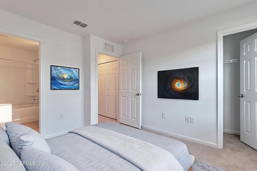 Furnished interior view inside a new home in , Jacksonville (Image 5). Furnished interior view inside a new home in , Jacksonville (Image 5).