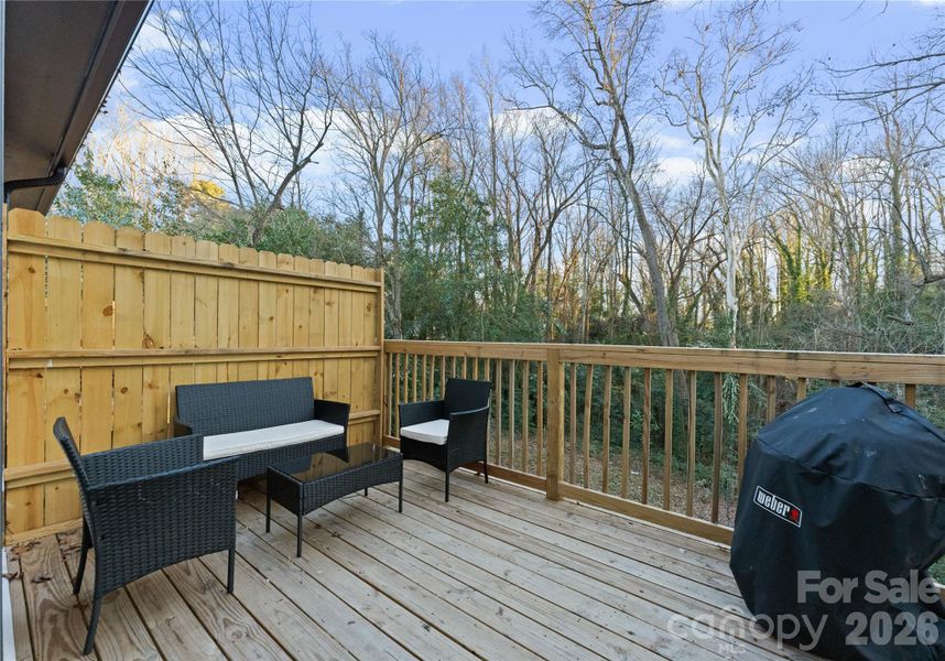 Exterior details and patio area of a home in , Charlotte (Image 3). Exterior details and patio area of a home in , Charlotte (Image 3).