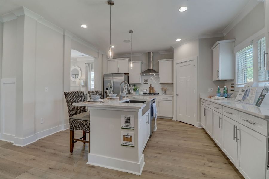 Representative furnished interior of a home built from the Brantley II by Great Southern Homes in Collins Cove, Chapin (Image 55).