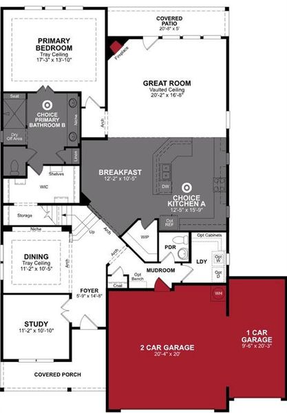 Beazer Homes Woodcreek  Blackburn plan