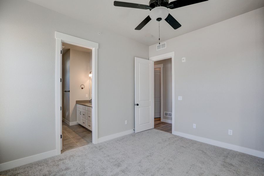 Representative unfurnished interior of a home built from the The Addison 2 by Landmark Homes in Highlands at Fox Hill, Longmont (Image 18). Representative unfurnished interior of a home built from the The Addison 2 by Landmark Homes in Highlands at Fox Hill, Longmont (Image 18).