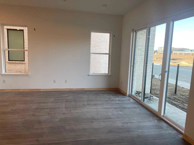 Family Room Construction Progress