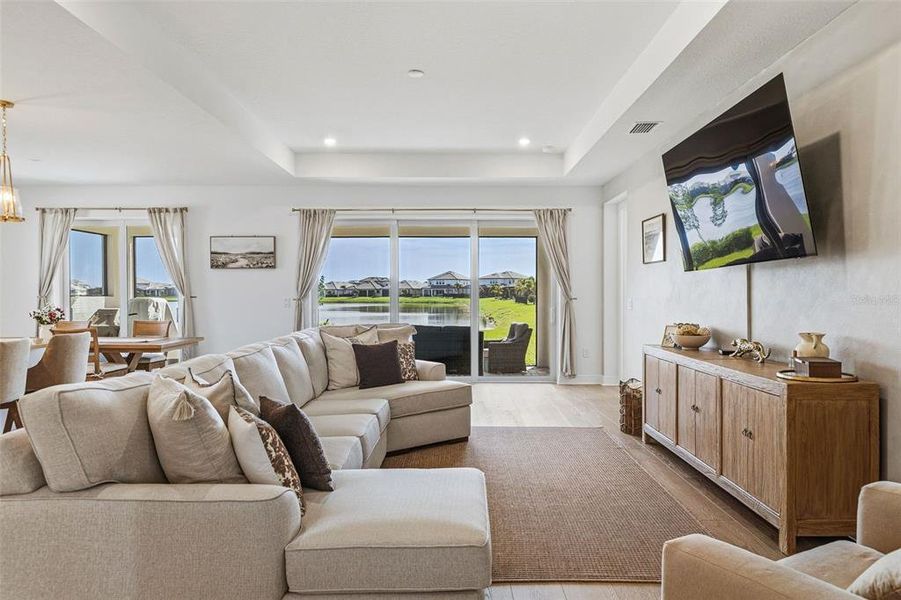 Furnished interior view inside a new home in Sweetwater at Lakewood Ranch, Bradenton (Image 48).