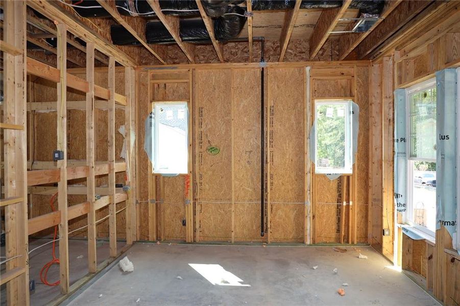 In-progress construction of a new home in Meadow Brook Farms, Cumming, GA (Image 10).