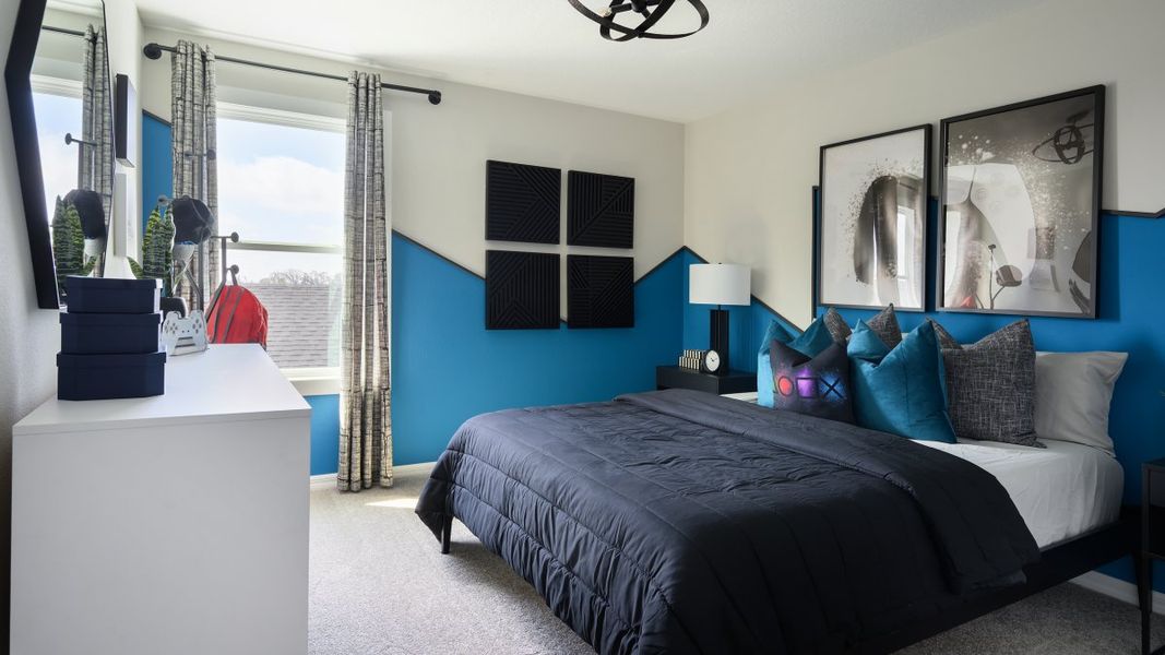 Representative furnished interior of a home built from the Indigo by Casa Fresca Homes in Pasadena Woods, Dade City (Image 14).
