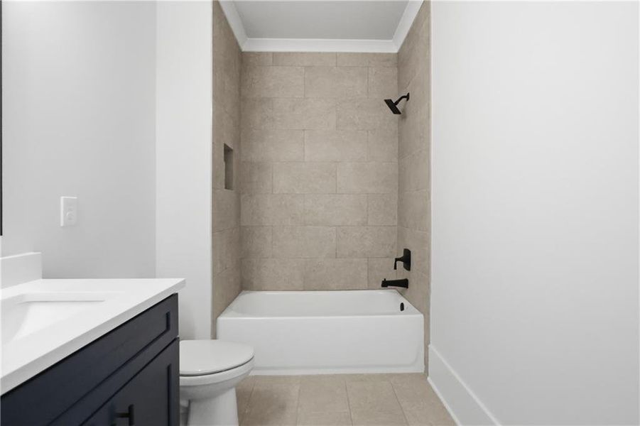 Furnished interior view inside a new home in , Braselton (Image 6). Furnished interior view inside a new home in , Braselton (Image 6).