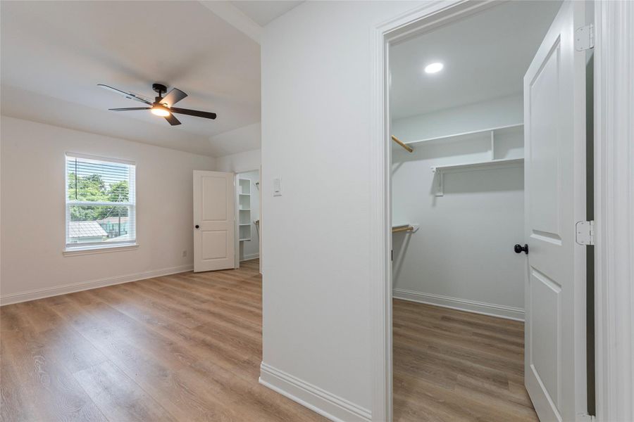 Another large walk in closet in the primary bedroom.