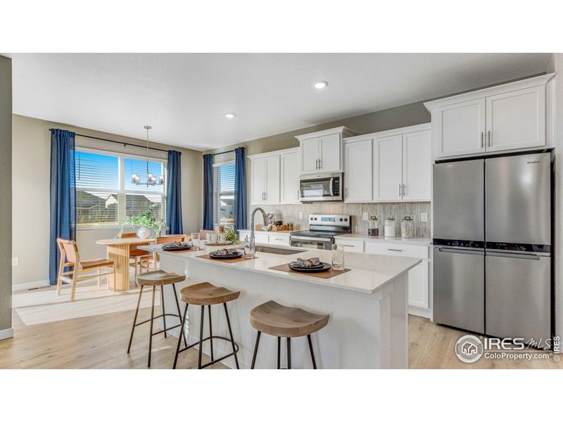 Furnished interior view inside a new home in Prairie Song, Windsor (Image 10).