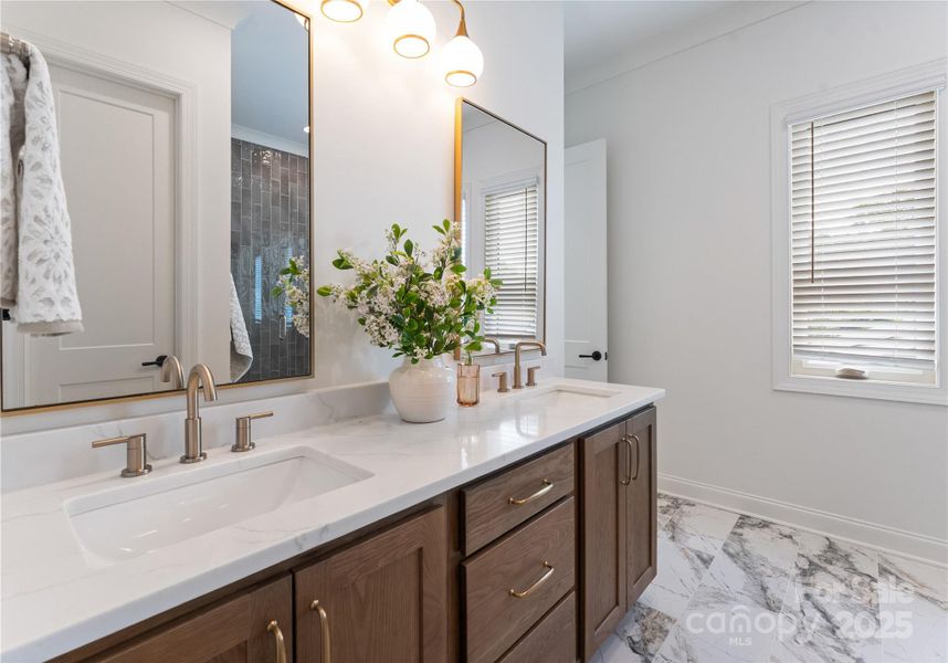 Furnished interior view inside a new home in , Charlotte (Image 34).