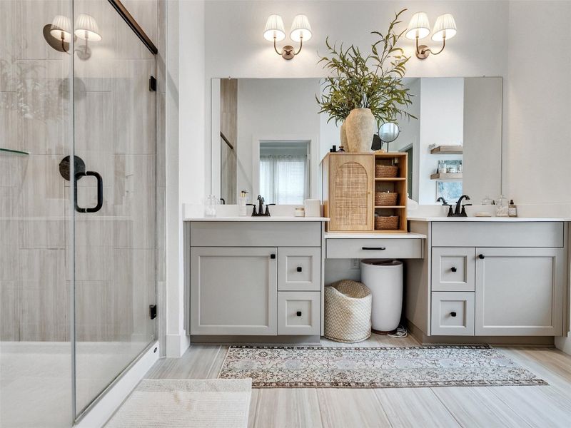 Furnished interior view inside a new home in , Katy (Image 27).