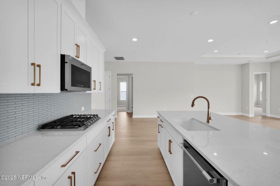 Furnished interior view inside a new home in Forest Park at Wildlight, Yulee (Image 4).