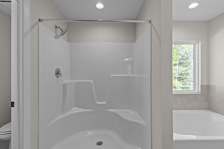 Representative interior finishes for a home built from the The Azalea by Chesapeake Homes in The Farm at Neill's Creek, Lillington (Image 18).