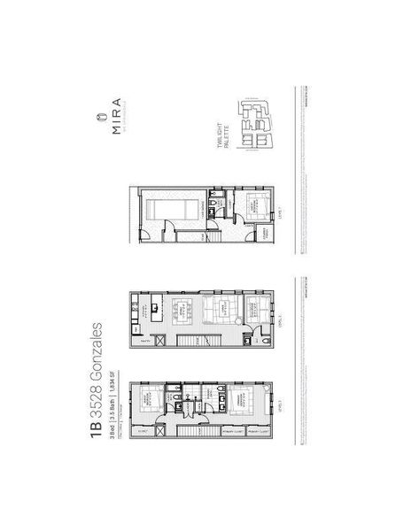 Visualize your dream home with this detailed three-level floor plan, highlighting versatile living spaces.